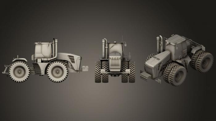 نموذج ثلاثي الأبعاد لآلة CNC السيارات والنقل جرار مفصلي